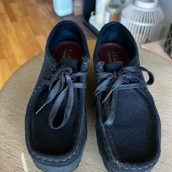 Clarks Shoes - Clarks Men's Black Suede Loafers